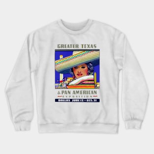 1937 Texas and Pan American Exposition Crewneck Sweatshirt